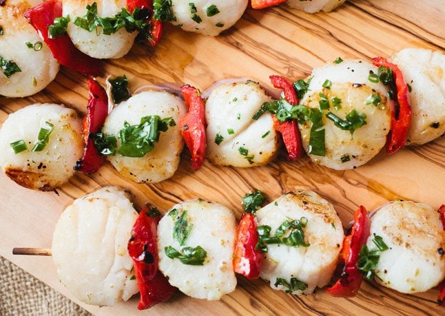 scallop-skewers-with-herb-oil-646