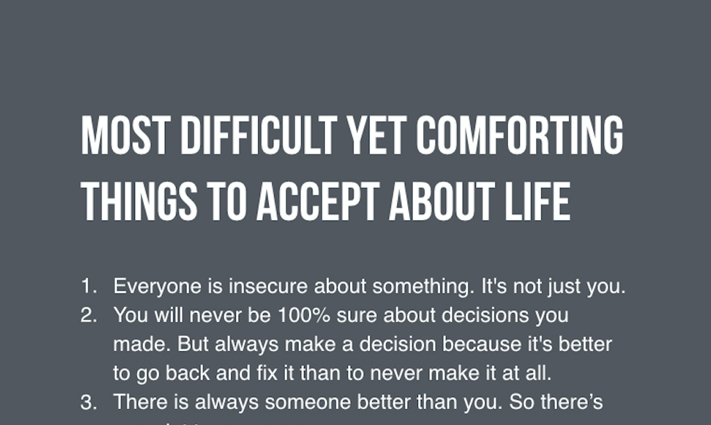 7 Hard Truths About Life That Are Actually Motivational
