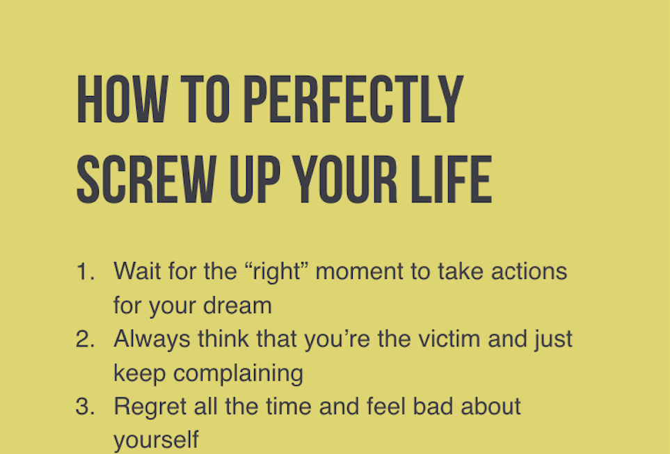 7 Ways That Will Totally Screw Up Your Life