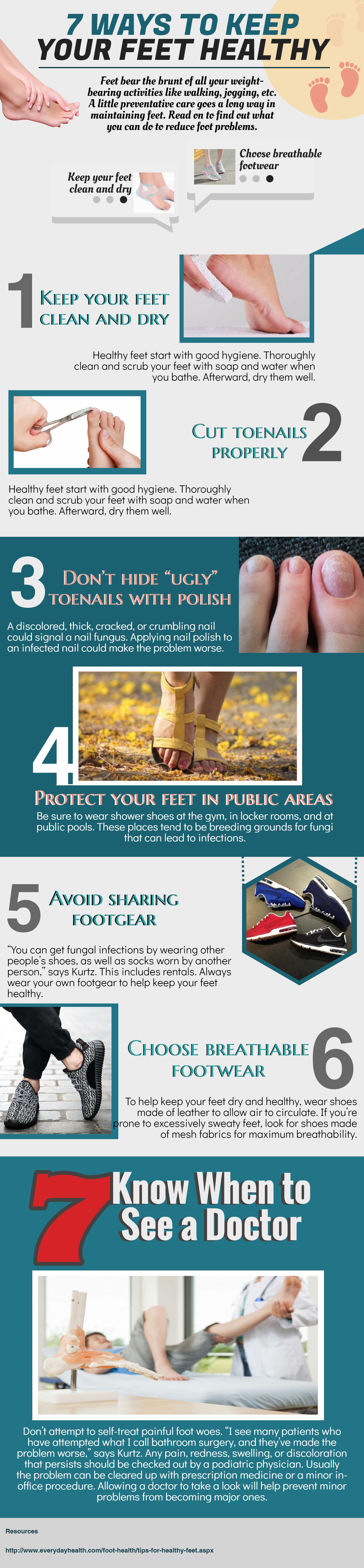 7 Ways to Keep Your Feet Healthy