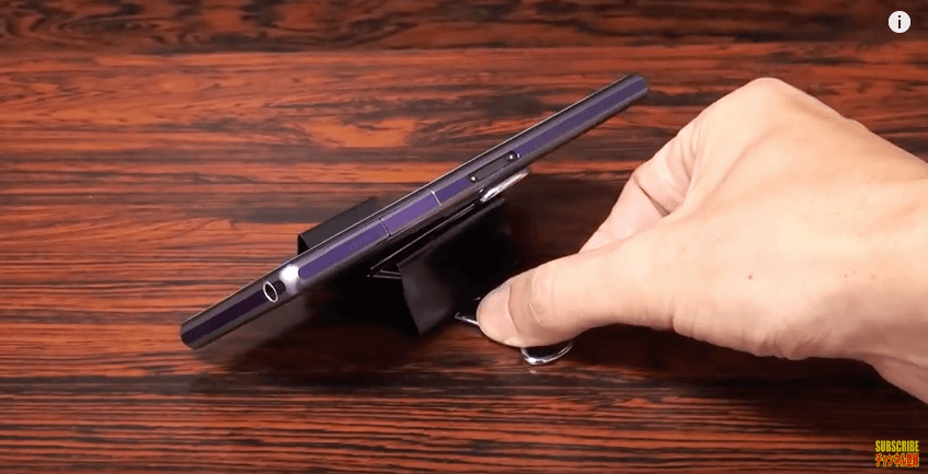 Make A Cell Phone Stand In 30 Seconds. It Works Better Than The Bought One