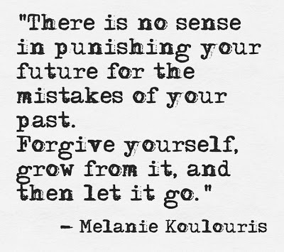 no sense in punishing yourself