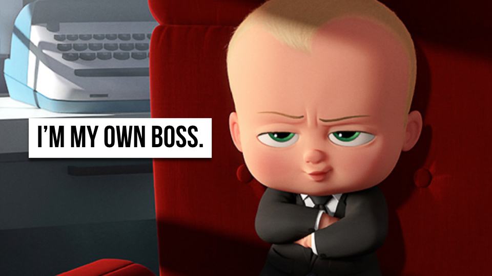 Image result for im my own boss gif