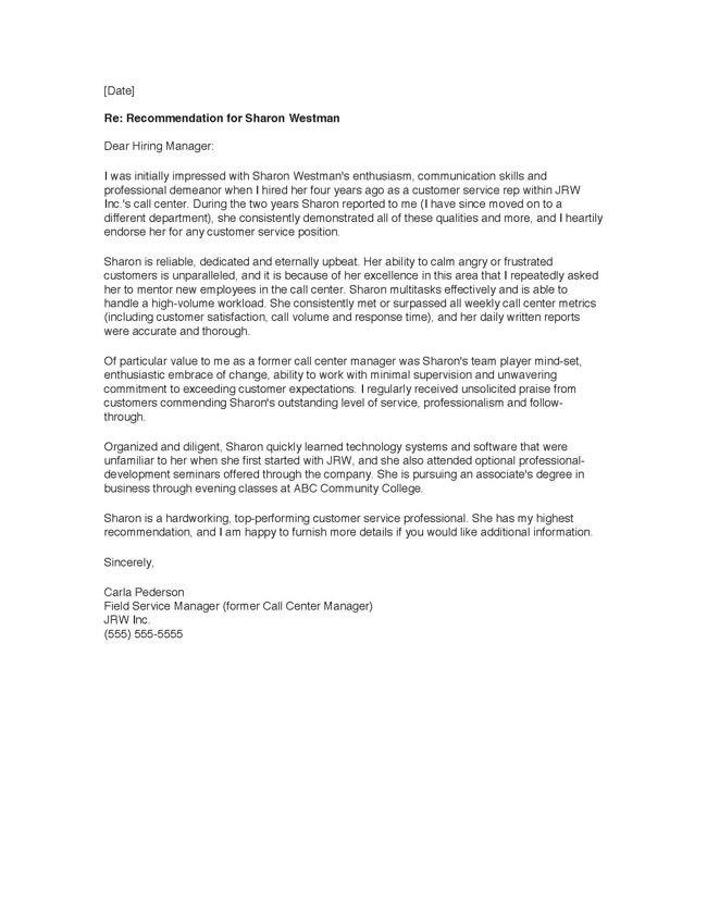 Letter Of Recommendation For Work from cdn.lifehack.org