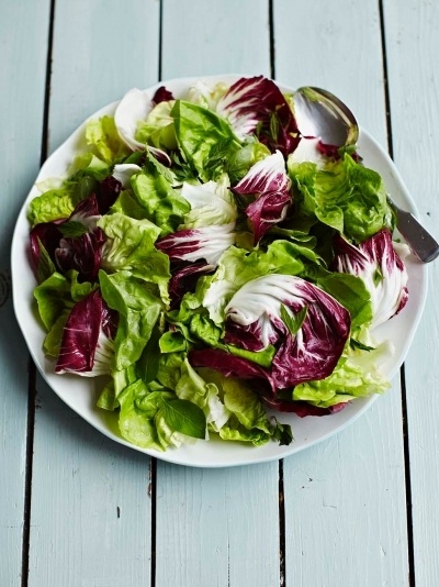 Green Salad With Lemon Dressing - Healthy Dinner Recipe