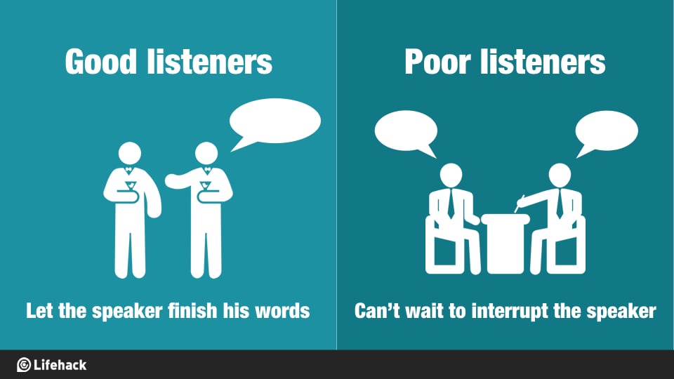 words to describe a good listener