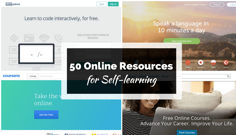 50 Free Online Resources for Self-Motivated Learners