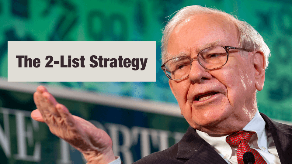Warren Buffett Says Most People End up Being Average Because They Don’t Keep This List