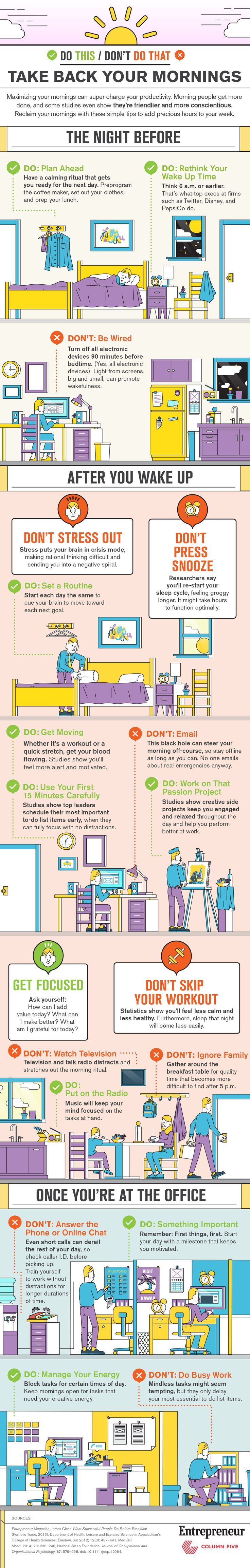 Take Back Your Mornings (Infographic)