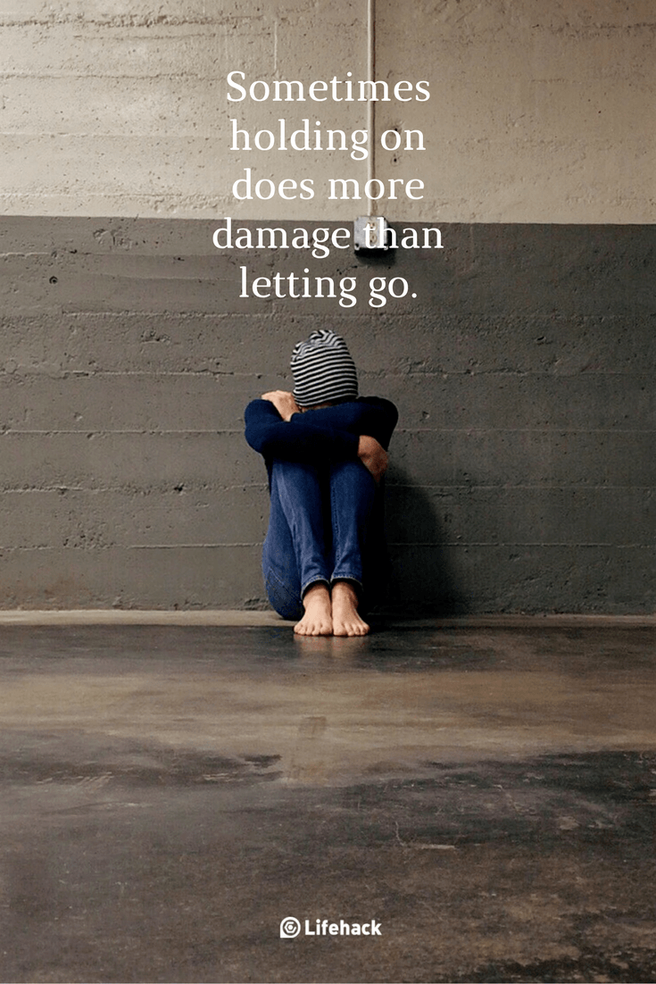 Sometimes holding on does more damage than letting go.