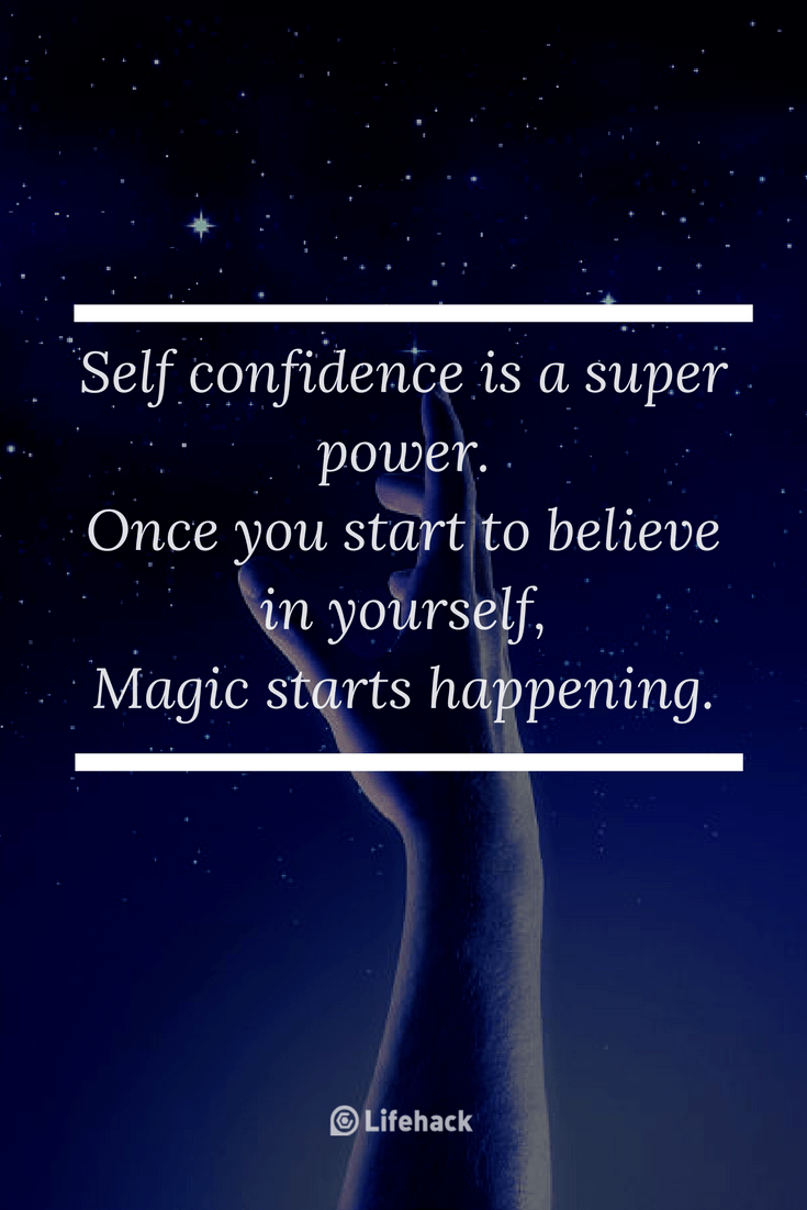 Self confidence is a super power - Quotes about confidence