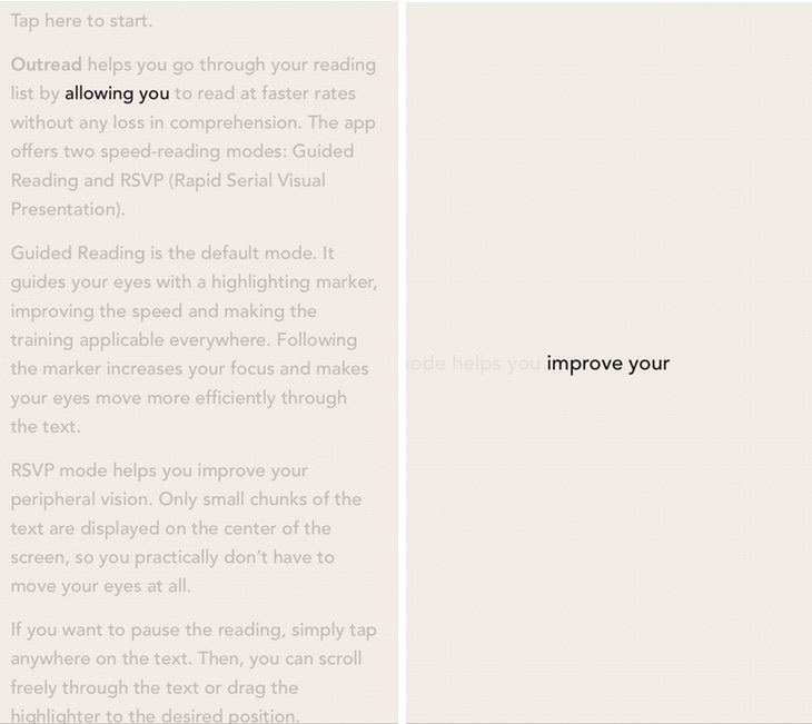 If You Want to Read 10 Times Faster, Outread Is the App You Need
