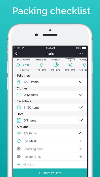 Use &#8220;Packr&#8221; App So You Will Never Need To Worry About Your Travel Packing List Again