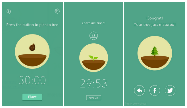 Use &#8220;Forest&#8221; To Plant Some Trees With Your Focusing Time and Power