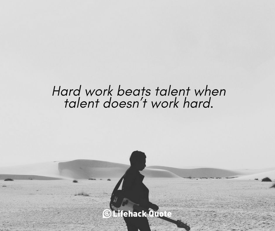 Talent is Just A Tool and It Gets Overrated All The Time