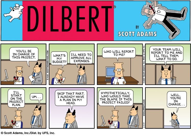 Dilbert - delegating work