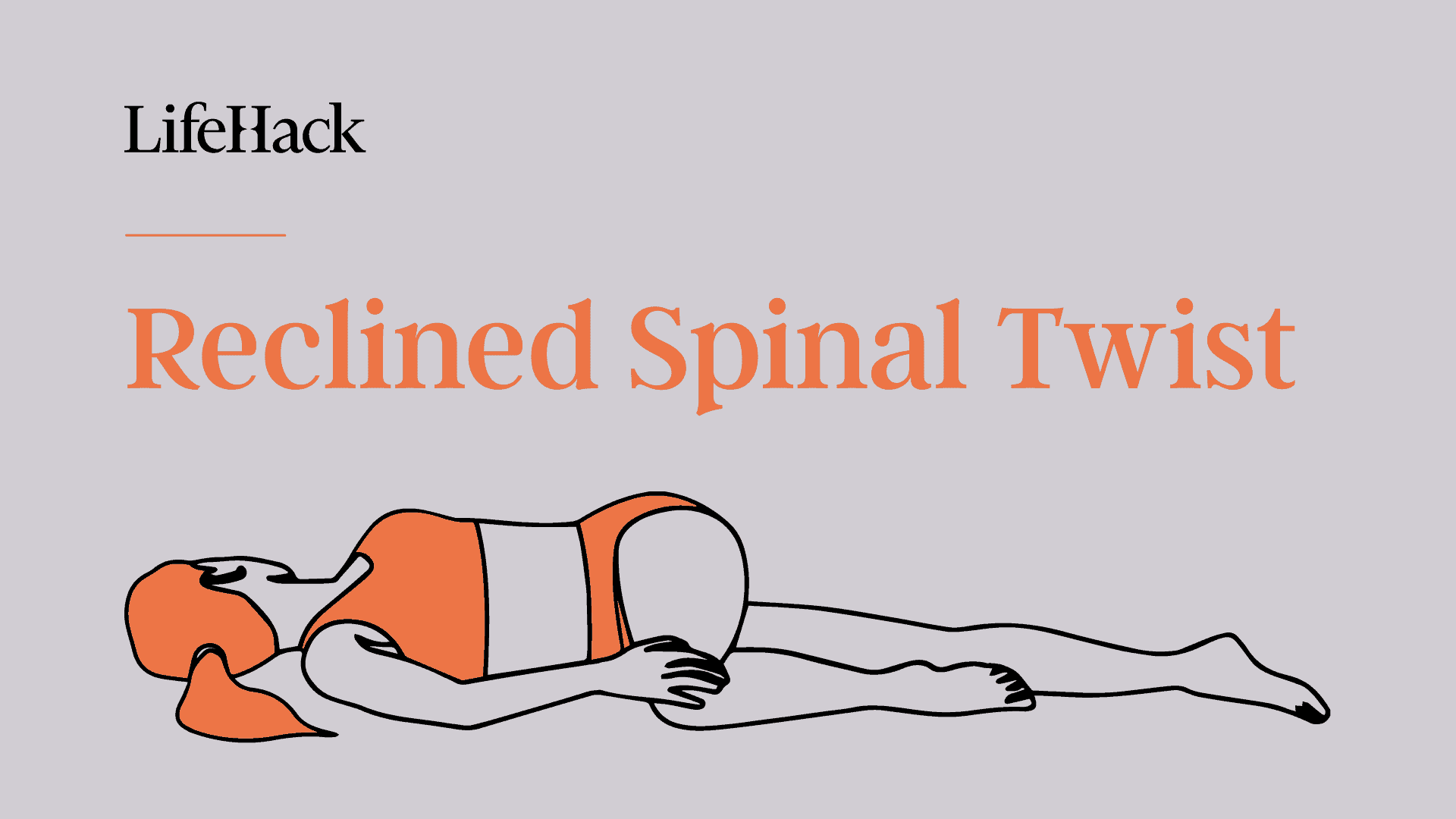 reclined spinal twist