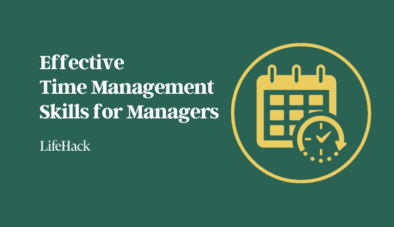 time management skills for managers