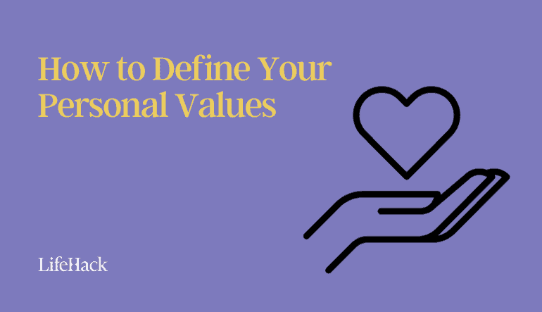 how to define personal values