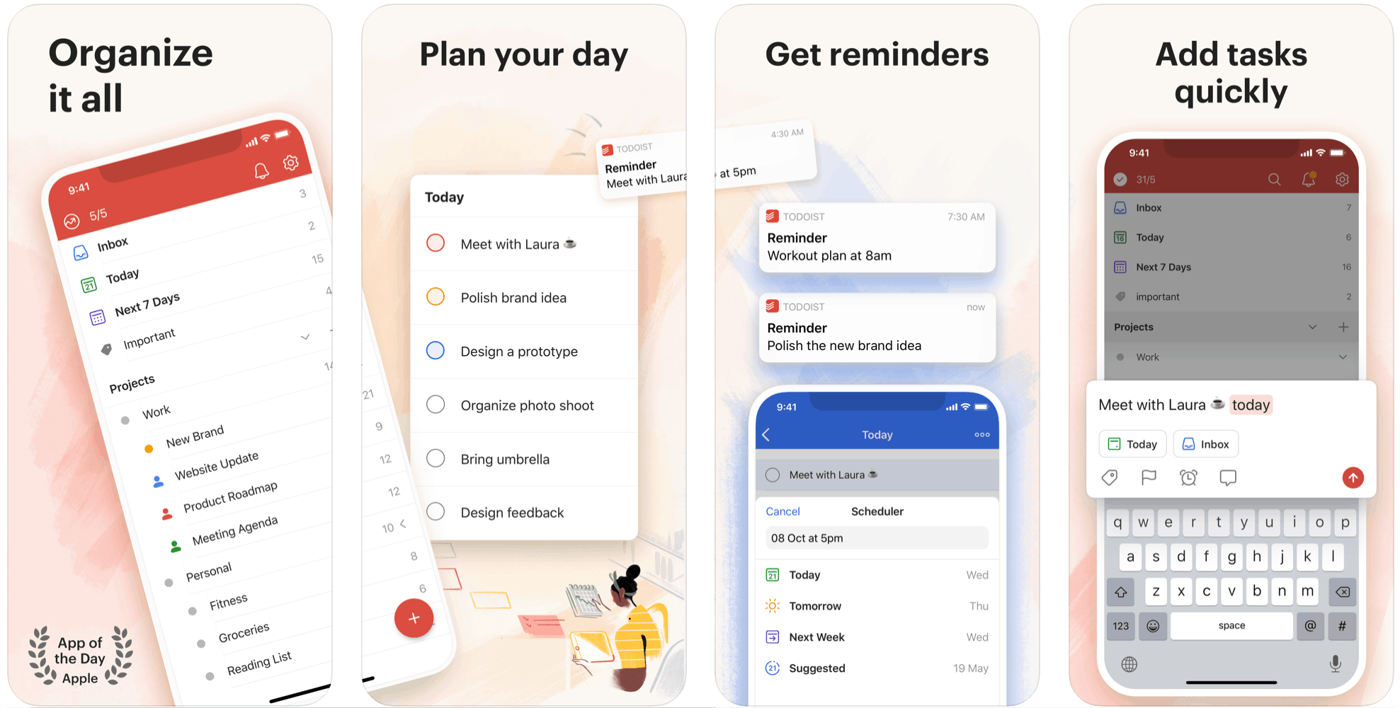 Todoist - Capture and Order All Your Tasks and Activities Easily - Best Time Management App