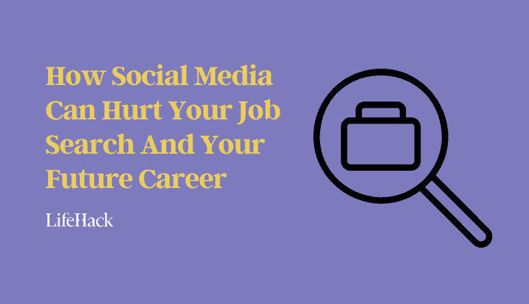 how social media can hurt your job search