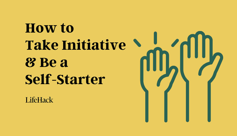 how to take initiative