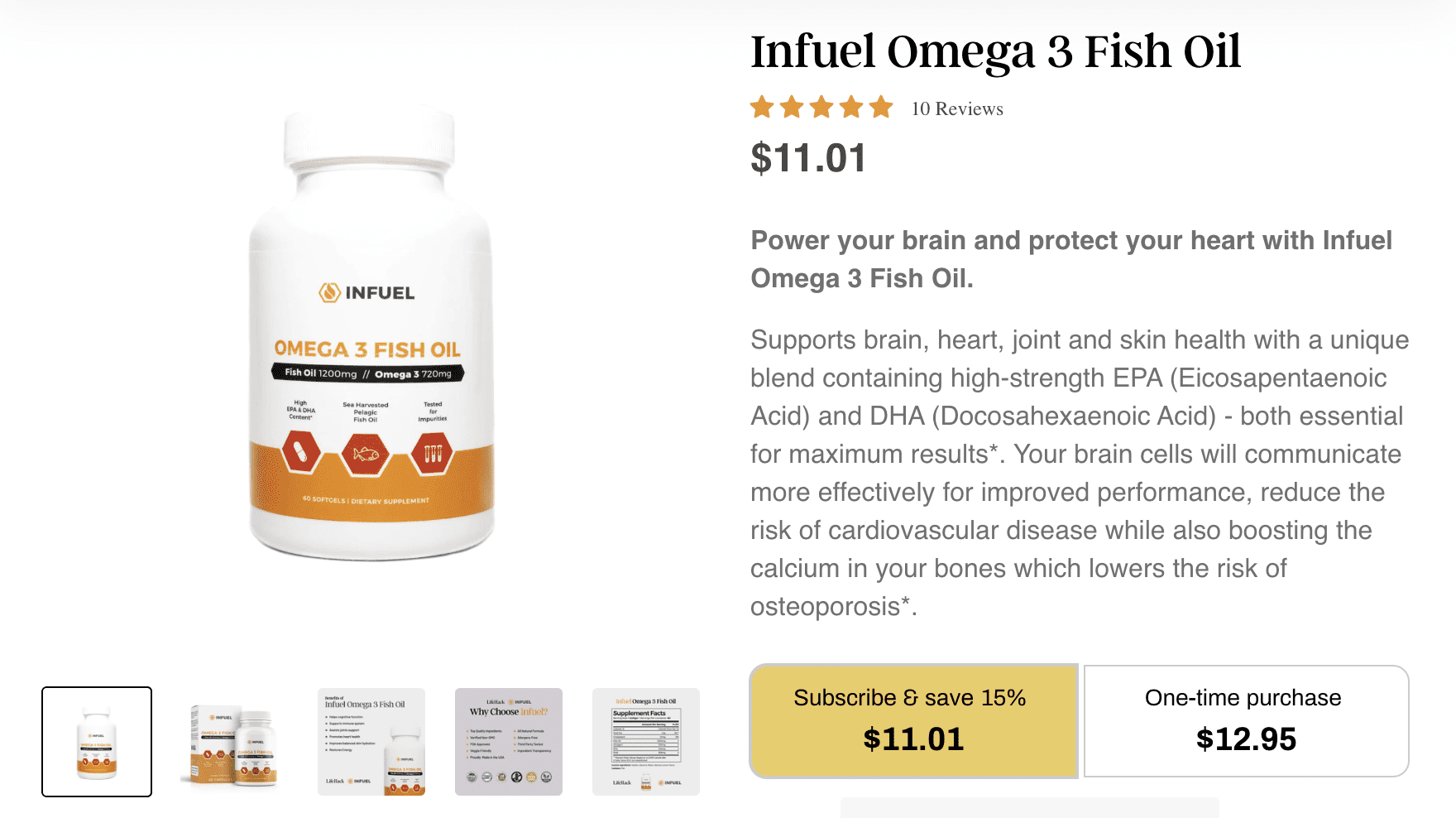 Infuel Fish Oil