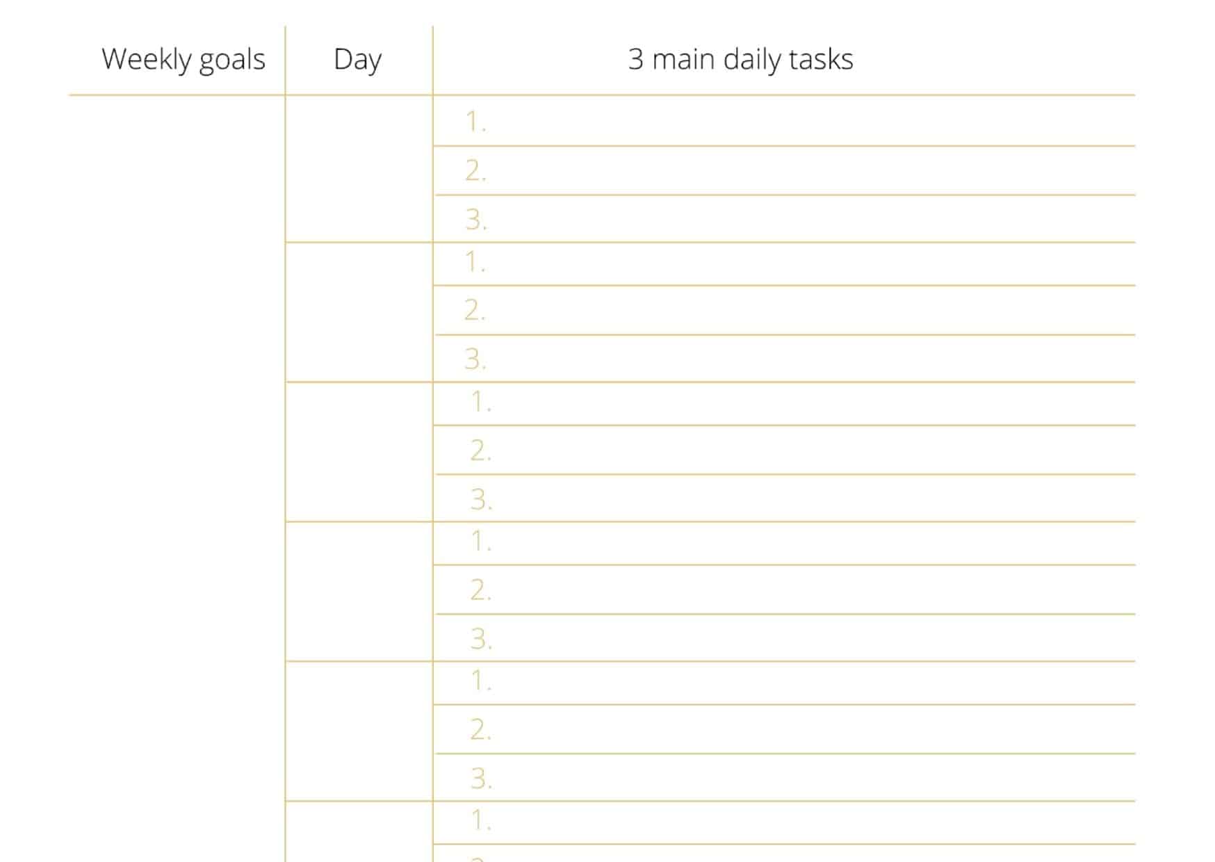 How To Set Weekly Goals To Change Your Life
