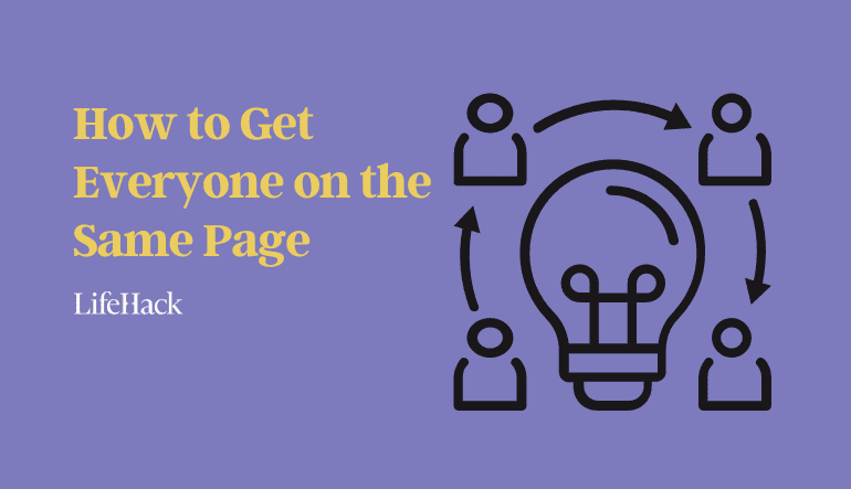how to get everyone on the same page