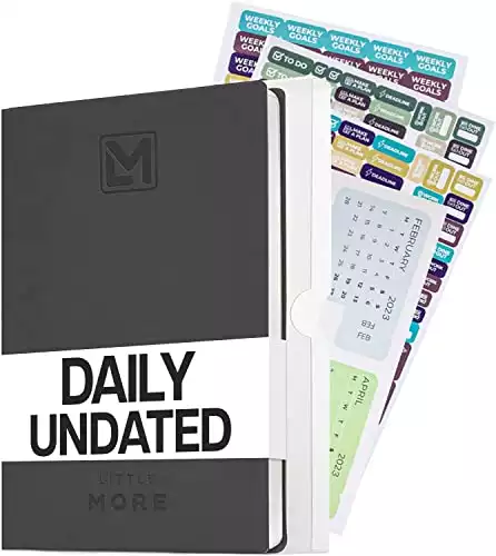 Little More Undated Daily Planner
