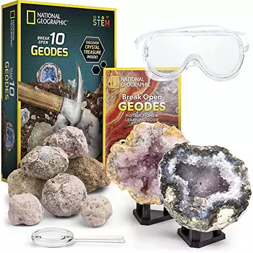 National Geographic Break Open 10 Premium Geodes