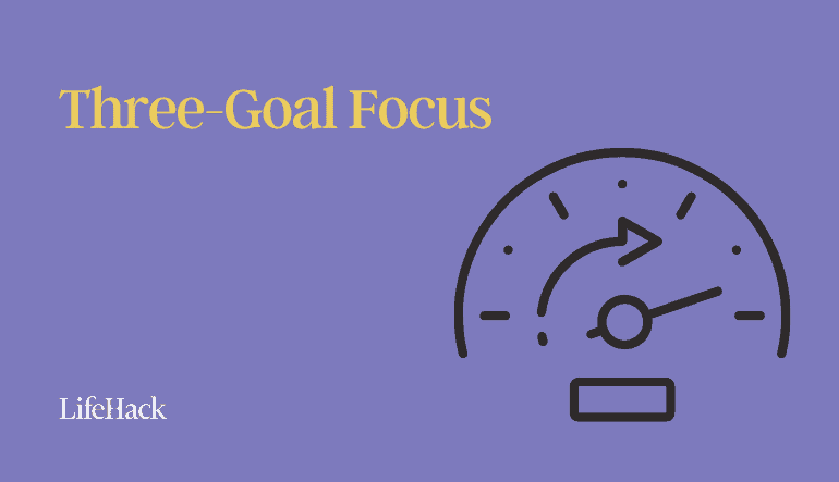 Key Philosophy #4. Master Your Time &#8211; Three Goal Focus