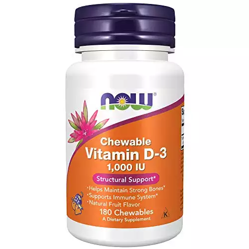 NOW Supplements, Vitamin D-3 Chewable