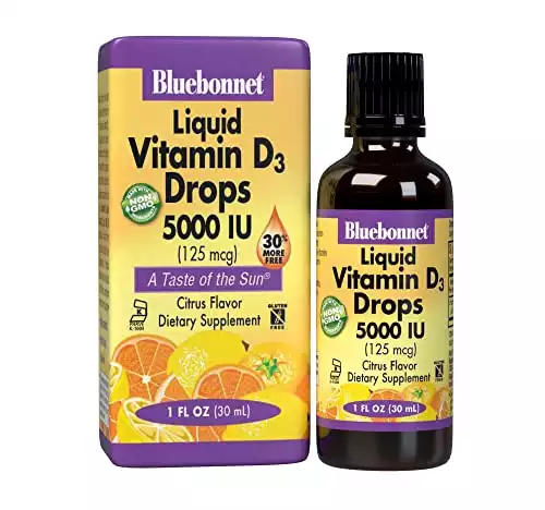 Bluebonnet Nutrition Liquid Vitamin D3 Drops