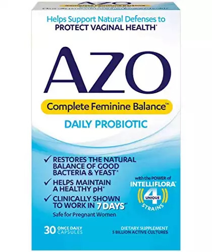 AZO Complete Feminine Balance Daily Probiotics for Women
