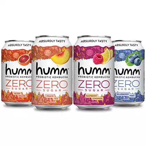 Humm Probiotic Kombucha Zero Sugar Variety Pack