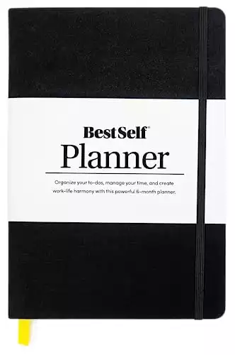 BestSelf Daily Planner - 6-Month Undated Planner for Organization and Planning
