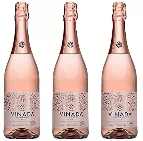 VINADA - Sparkling Rosé - Zero Alcohol Wine - 750 ml